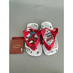 Havaianas Spider Man Marvel Sandals Toddler Size 6C NWT